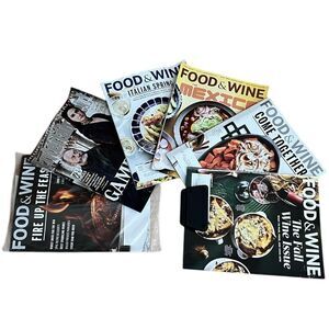 Food & Wine Magazine Lot 6 2018 2019 Issues Entertainment Weekly Game Of Thrones